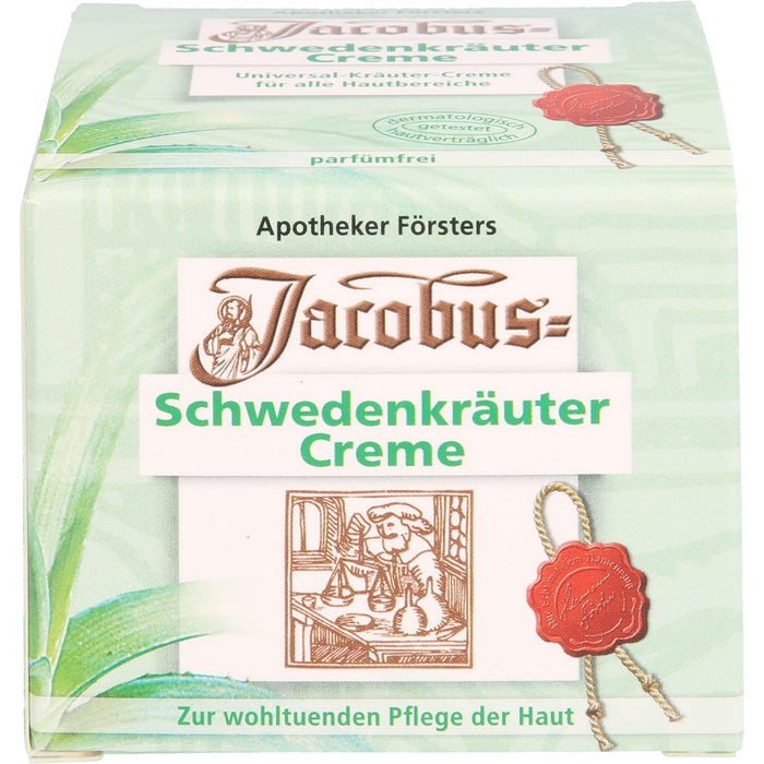 Jacobus Schwedenkräuter Pflege-Creme, 100 ml Creme