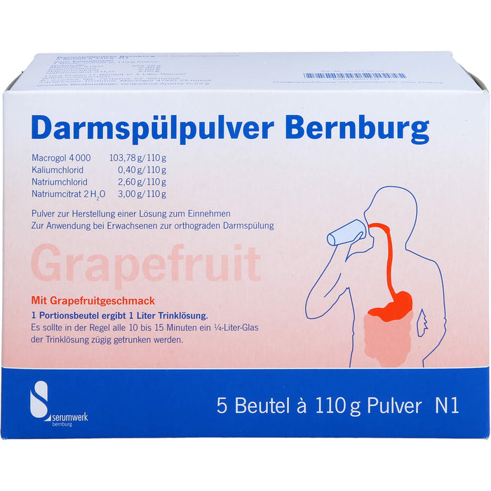 Darmspülpulver Bernburg Beutel, 550 g Poudre