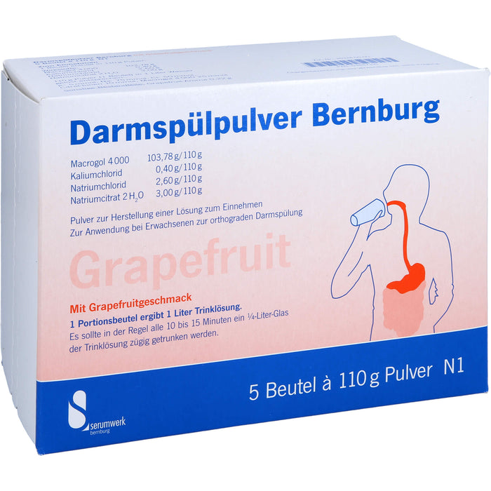 Darmspülpulver Bernburg Beutel, 550 g Powder