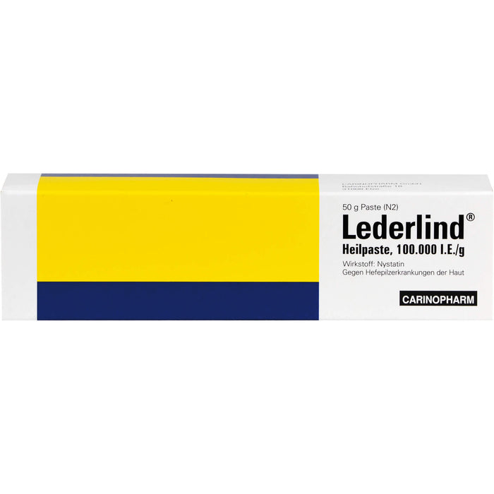 Lederlind Heilpaste 100.000 I.E./g bei Hefepilzerkrankungen der Haut, 50 g Creme