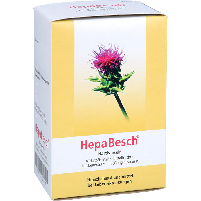 HepaBesch Hartkapseln bei Lebererkrankungen, 100 pcs. Capsules