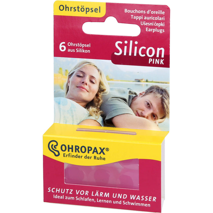 OHROPAX Silicon Ohrstöpsel, 6 pcs. Earplugs