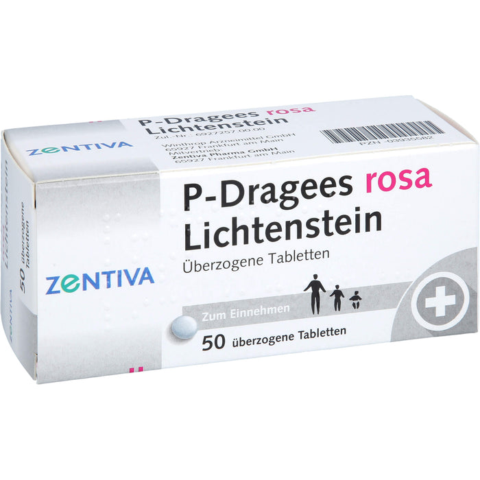 P-Dragees rosa Lichtenstein Tabletten, 50 St. Tabletten