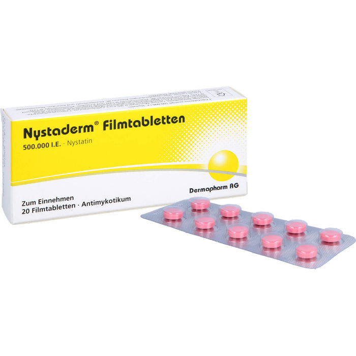 Nystaderm Filmtabletten Antimykotikum, 20 pcs. Tablets