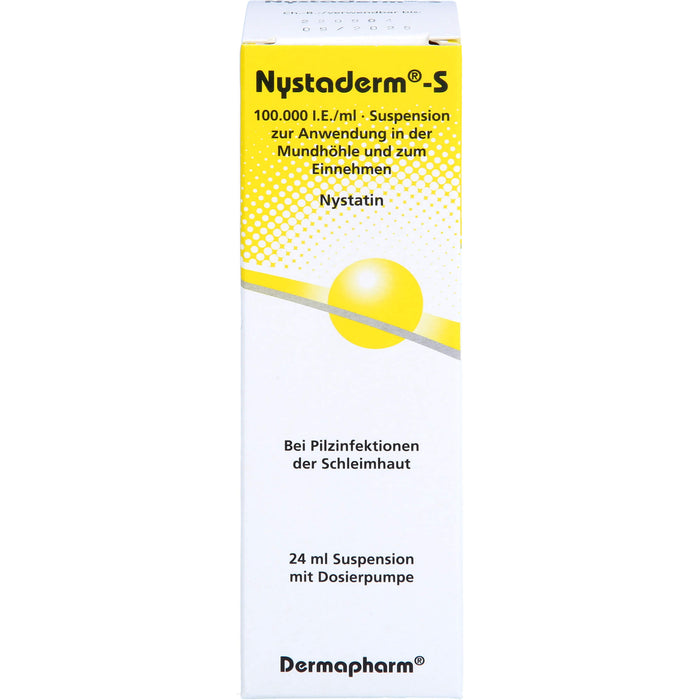 Nystaderm-S Antimykotikum mit Dosierpumpe, 24 ml Lösung