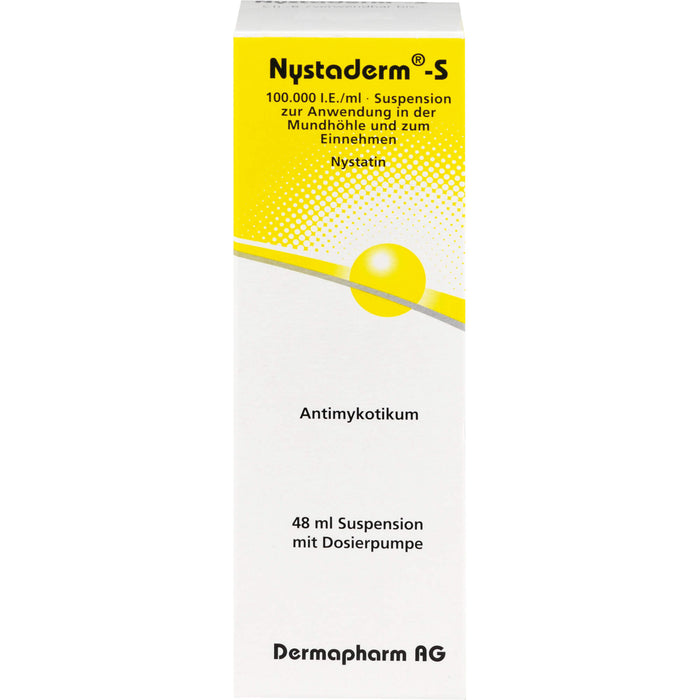 Nystaderm-S, 100.000 I.E./ml Suspension, 48 ml Solution