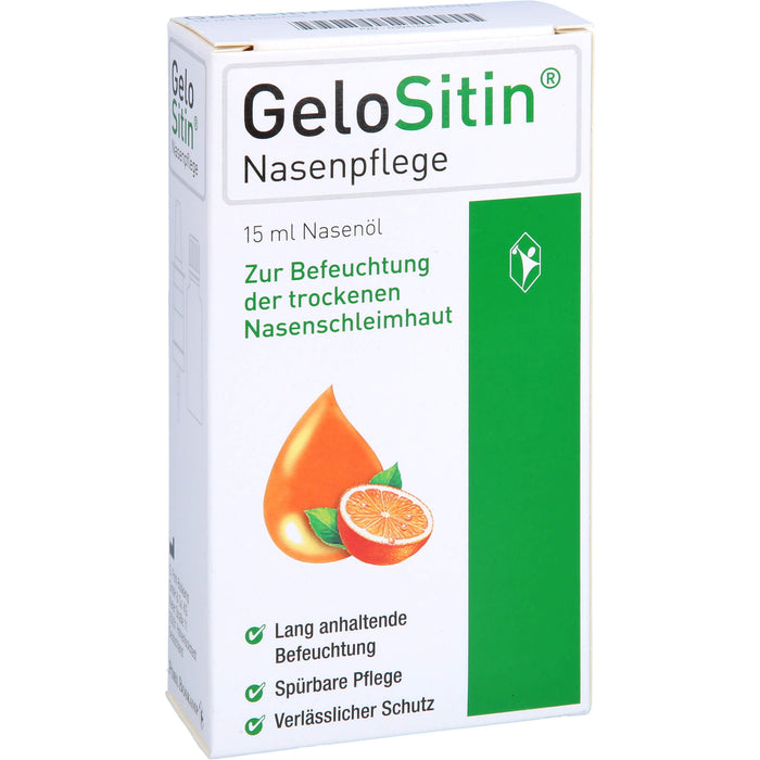 Gelositin Nasenpflege Nasenöl, 15 ml Lösung