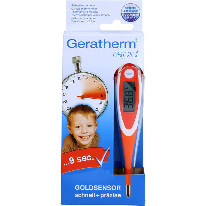 Geratherm rapid Fieberthermometer digital mit Goldsensor, 1 St. Fieberthermometer