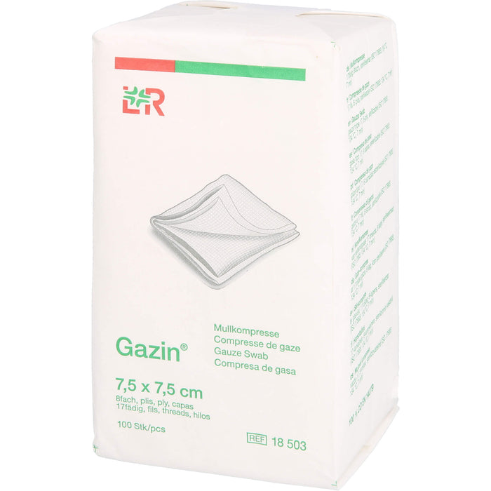 Gazin OP Kompressen 7,5 x 7,5 cm, 100 pcs. Compresses