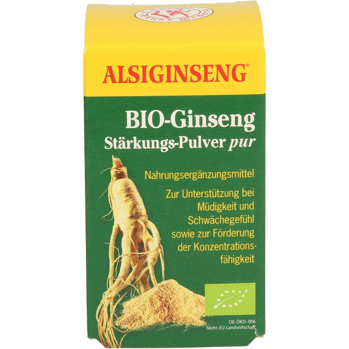 ALSIGINSENG Bio-Ginseng Stärkungs-Pulver pur, 30 g Powder