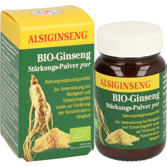 ALSIGINSENG Bio-Ginseng Stärkungs-Pulver pur, 30 g Pulver