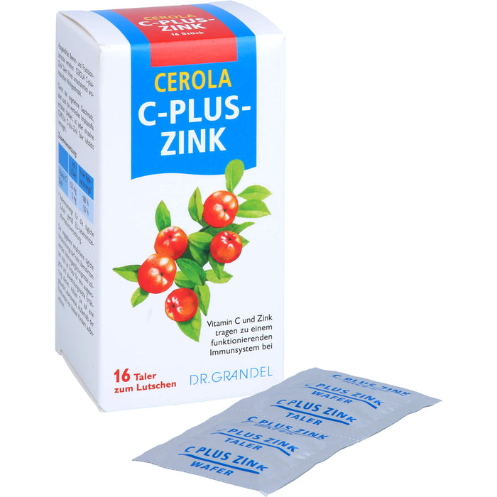 CEROLA C-Plus-Zink Taler, 16 St. Tabletten