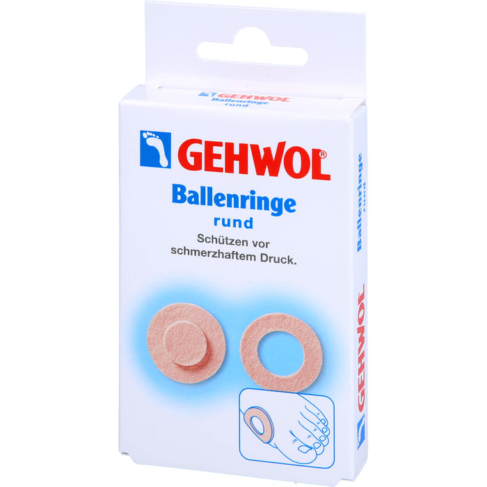 GEHWOL Ballenringe rund schützen vor schmerzhaftem Druck, 5 pc Pansement