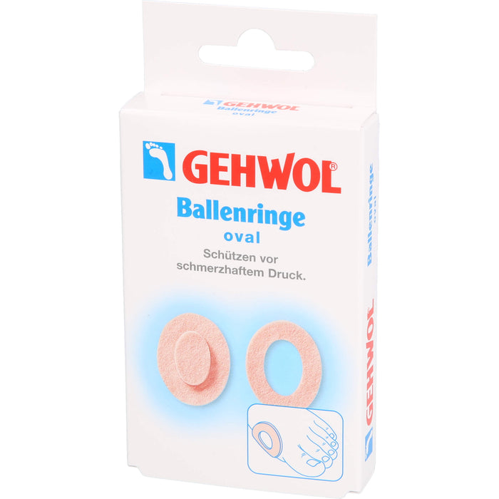 GEHWOL Ballenringe oval schützen vor schmerzhaftem Druck, 5 pcs. Patch