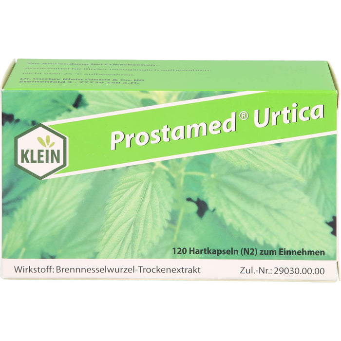 KLEIN Prostamed Urtica Hartkapseln bei Prostataerkrankungen, 120 pc Capsules