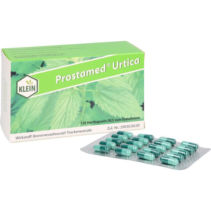 KLEIN Prostamed Urtica Hartkapseln bei Prostataerkrankungen, 120 pcs. Capsules