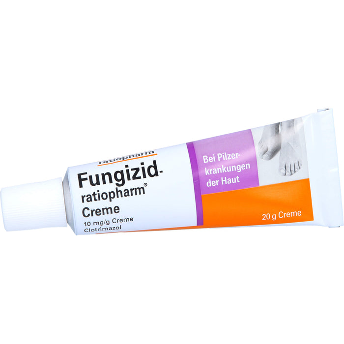 Fungizid-ratiopharm Creme bei Pilzerkrankungen der Haut, 20 g Cream