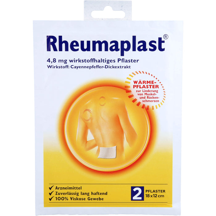 Rheumaplast 4,8mg Wirkstoffhaltiges Pflaster, 2 St. Pflaster