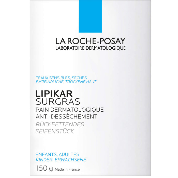 LA ROCHE-POSAY LIPIKAR SURGRAS rückfettendes Seifenstück, 1 pc pain de savon