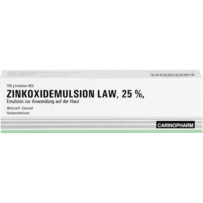 Zinkoxidemulsion LAW 25 % Hautprotektivum, 100 g Solution