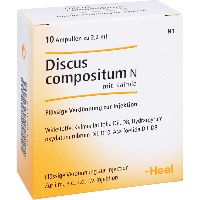 Heel Discus compositum N mit Kalmia Ampullen, 10 pcs. Ampoules