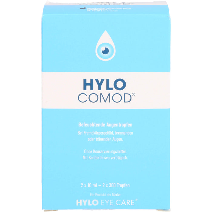 HYLO COMOD befeuchtende Augentropfen, 20 ml Lösung