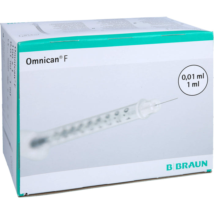 Omnican-F 30Gx12mm Feindosierungspritze 1ml, 100 St SRI