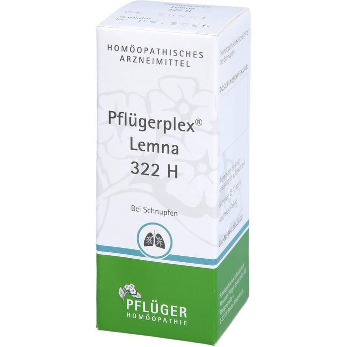 Pflügerplex Lemna 322H Tabletten bei Erkrankungen der Atemorgane, 100 St. Tabletten