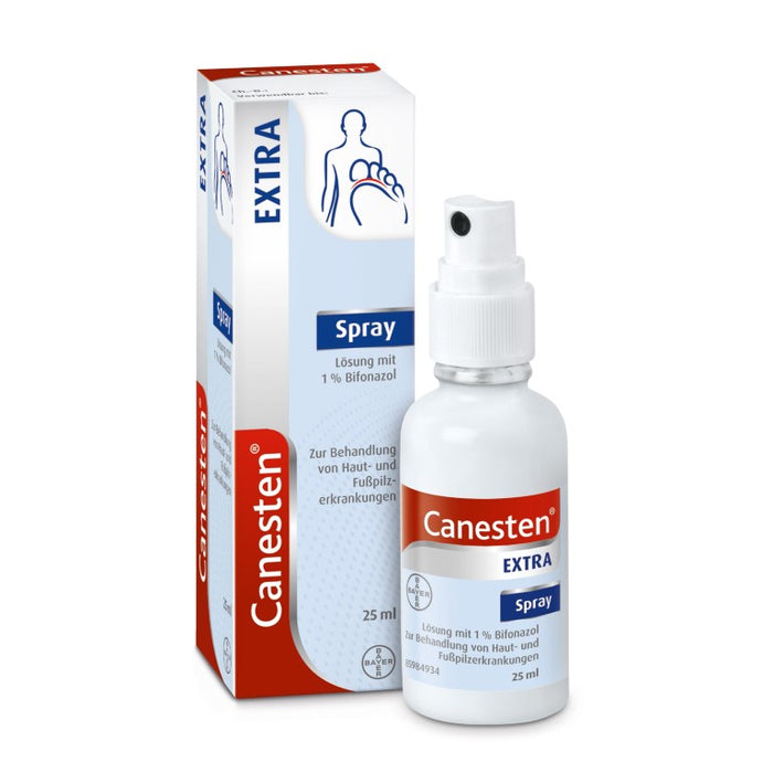 Canesten Extra Spray bei Haut- und Fußpilz, 25 ml Solution