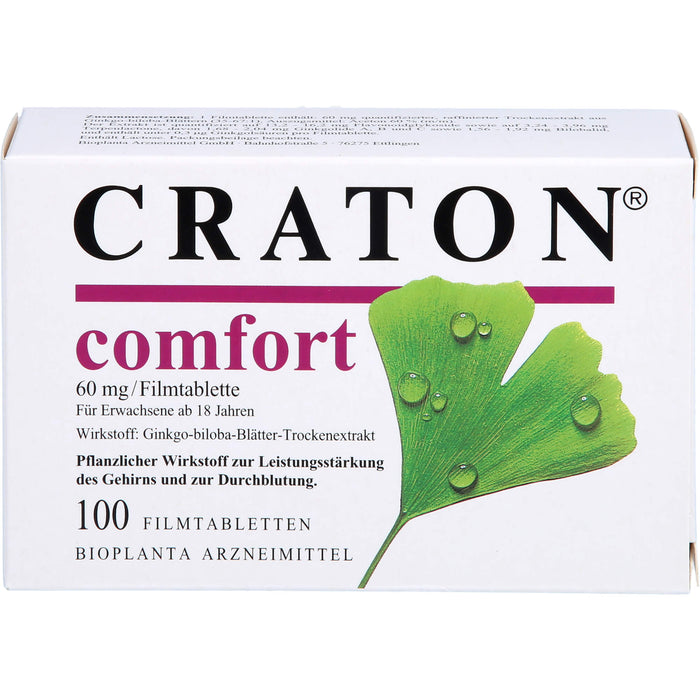 Craton comfort 60 mg Filmtabletten, 100 pc Tablettes