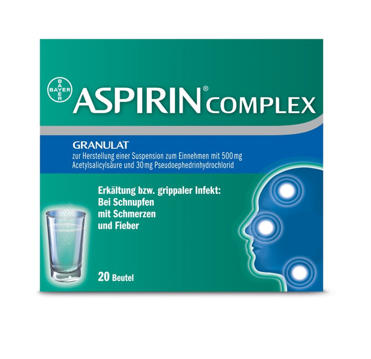 ASPIRIN Complex Granulat, 20 pcs. Sachets