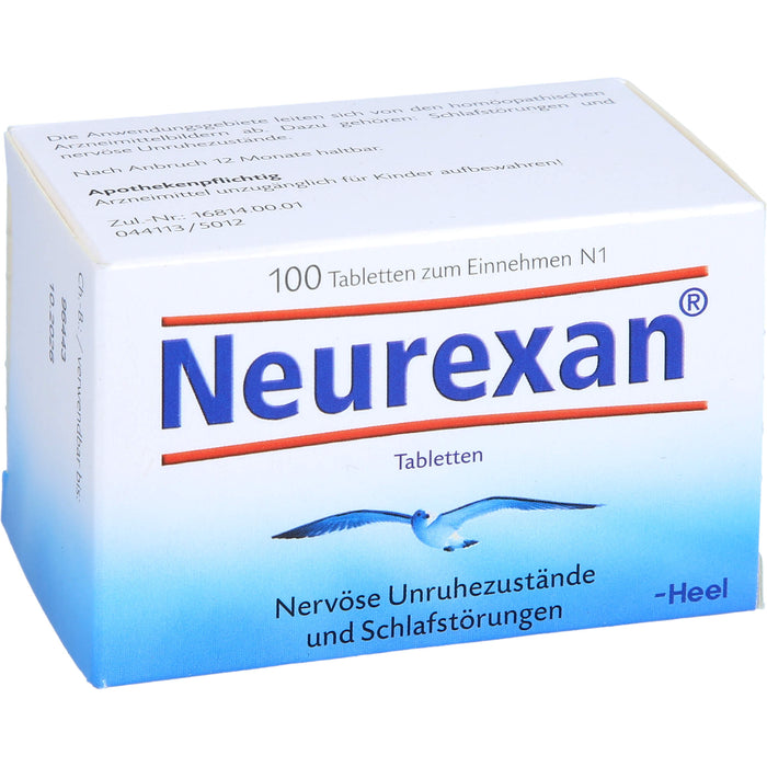 Neurexan Tabletten bei nervösen Unruhezuständen und Schlafstörungen, 100 pc Tablettes