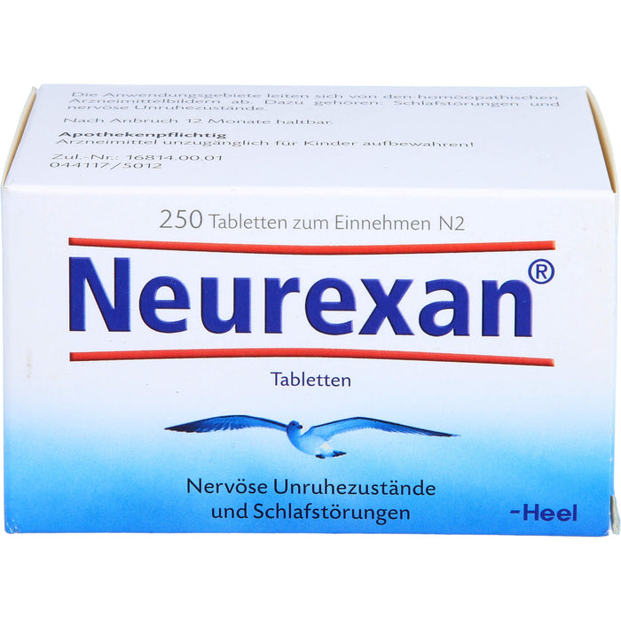 Neurexan Tabletten bei nervösen Unruhezuständen und Schlafstörungen, 250 St. Tabletten