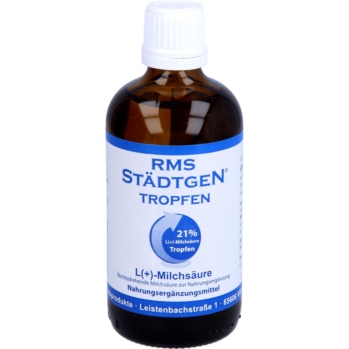 RMS STÄDTGEN Tropfen L(+)-Milchsäure, 100 ml Solution