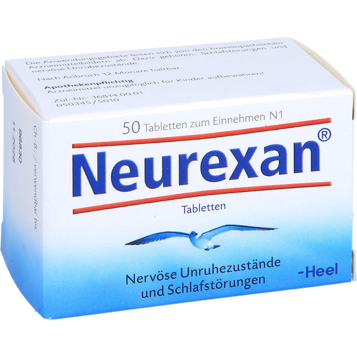 Neurexan Tabletten bei nervösen Unruhezuständen und Schlafstörungen, 50 pc Tablettes