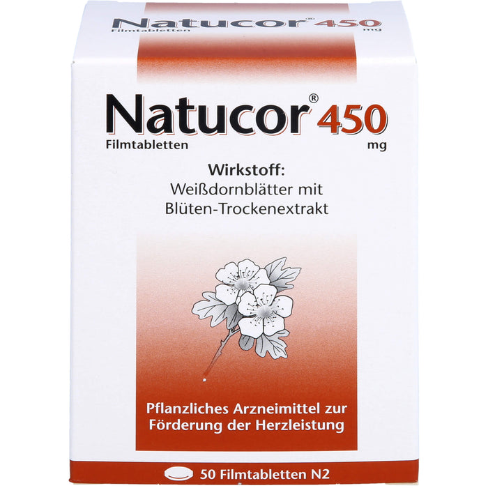 Natucor 450 mg, Filmtbl., 50 pc Tablettes