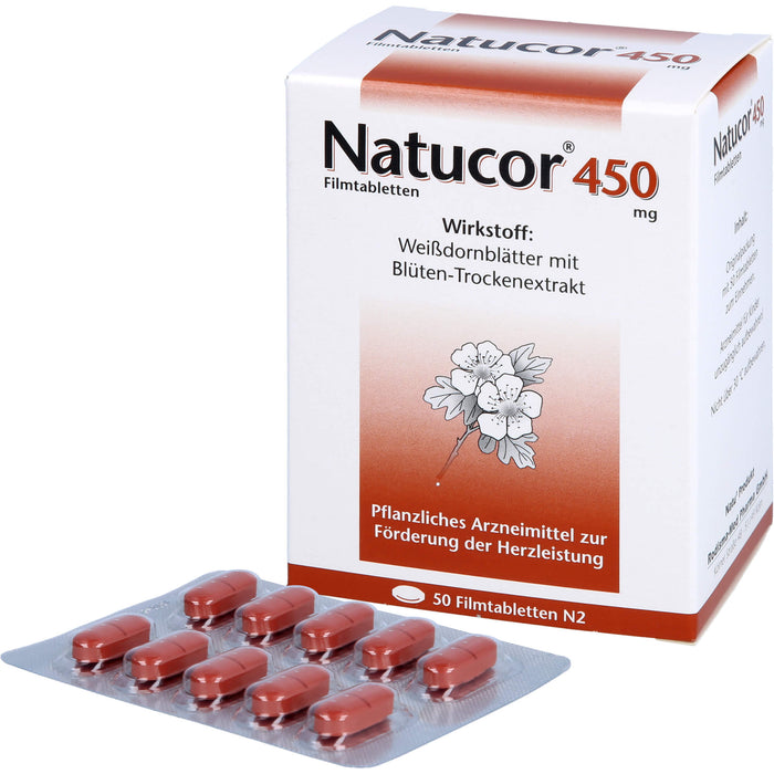 Natucor 450 mg, Filmtbl., 50 pc Tablettes