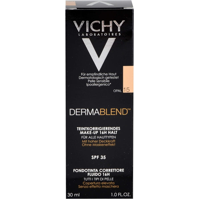 VICHY DERMABLEND Make-up 15 Opal, 30 ml Solution