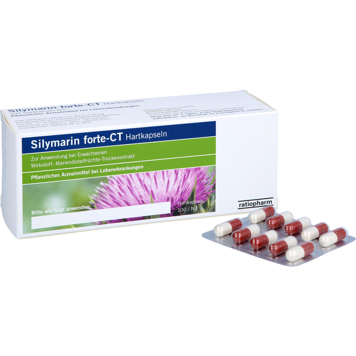 Silymarin forte-CT Hartkapseln, 100 pcs. Capsules