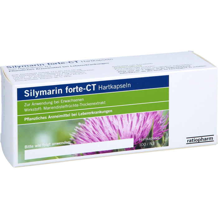 Silymarin forte-CT Hartkapseln, 100 pcs. Capsules