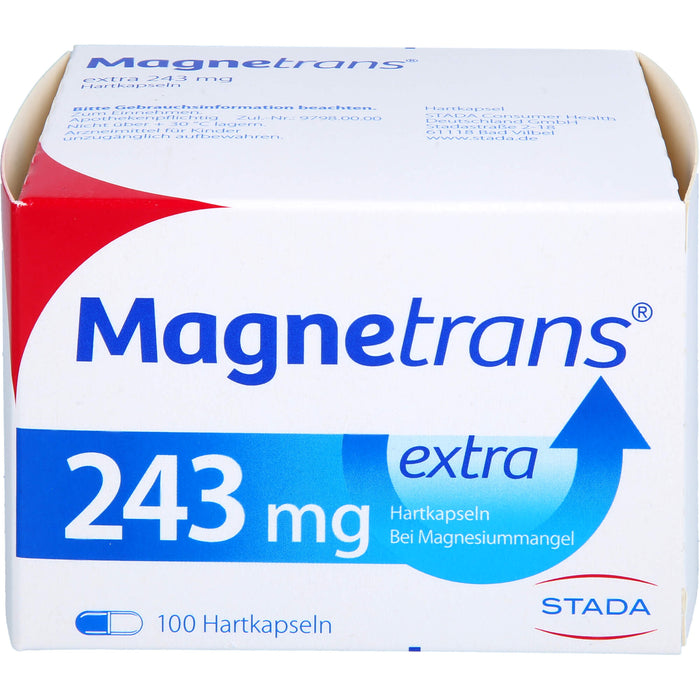 Magnetrans extra 243 mg Hartkapseln bei Magnesiummangel, 100 pc Capsules