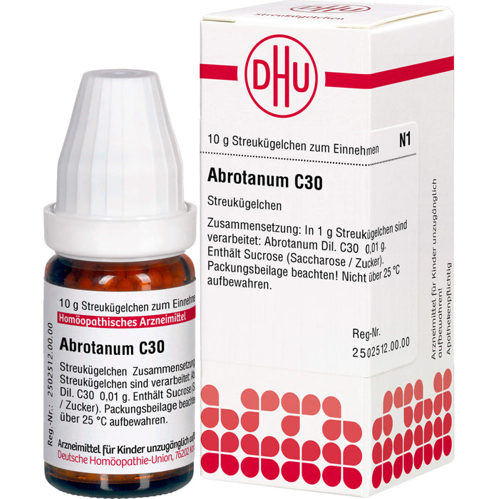 DHU Abrotanum C30 Streukügelchen, 10 g Globuli