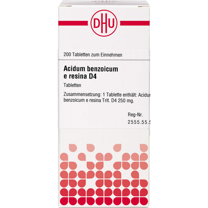 DHU Acidum benzoicum e resina D4 Tabletten, 200 St. Tabletten