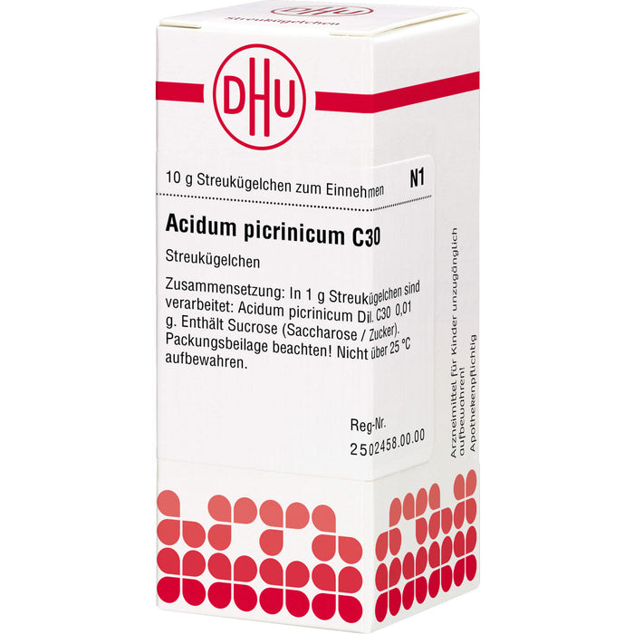 DHU Acidum picrinicum C30 Streukügelchen, 10 g Globuli