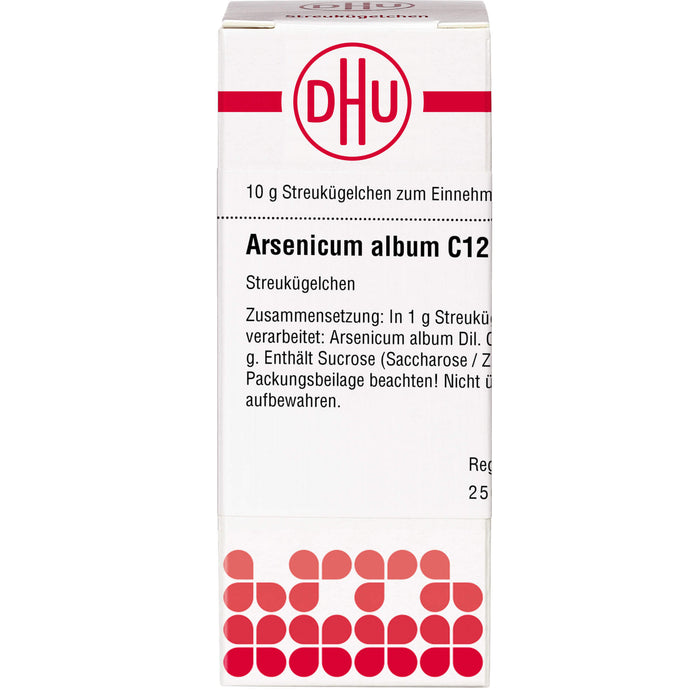 DHU Arsenicum album C12 Streukügelchen, 10 g Globuli