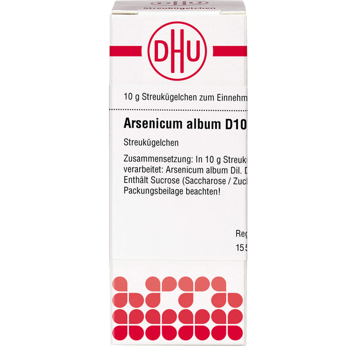 DHU Arsenicum album D10 Streukügelchen, 10 g Globuli