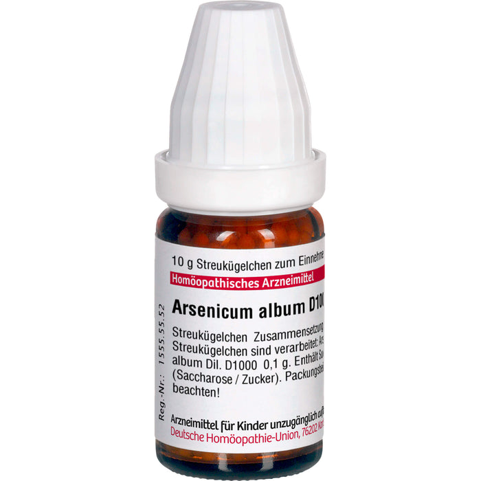 DHU Arsenicum album D1000 Streukügelchen, 10 g Globuli