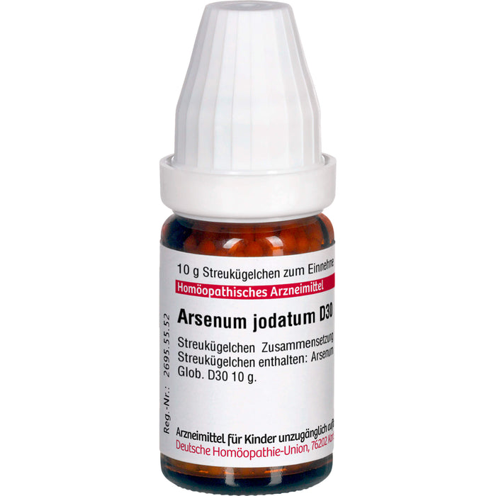 Arsenum jodatum D30 DHU Globuli, 10 g Globuli