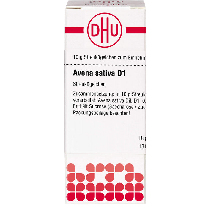 DHU Avena sativa D1 Streukügelchen, 10 g Globules