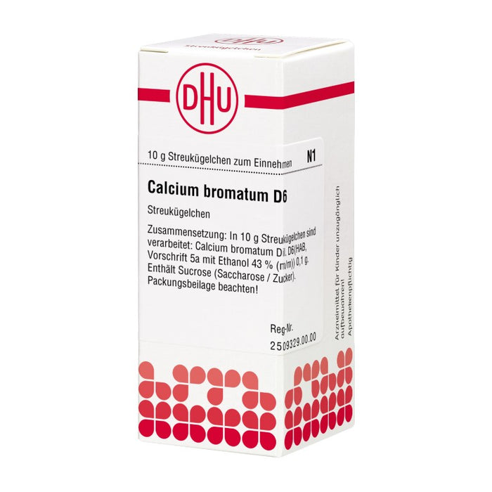 DHU Calcium bromatum D6 Streukügelchen, 10 g Globuli